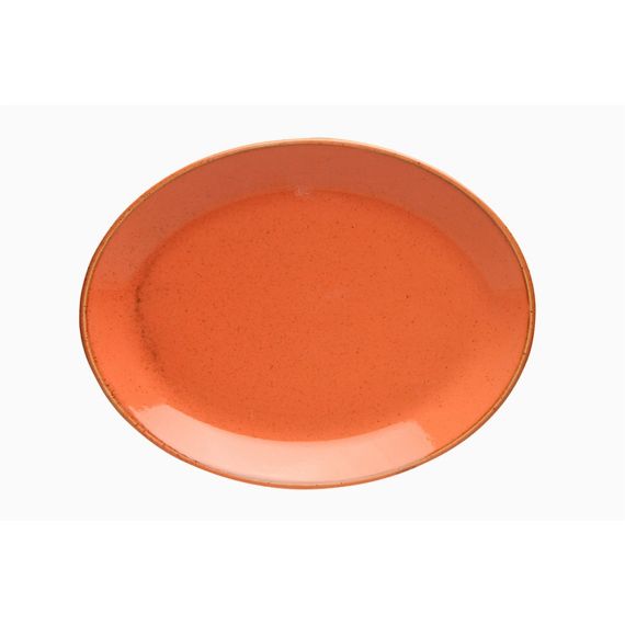 Блюдо овальное 31х24 см, Seasons Оранжевый, Porland, изображение 3