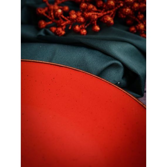 Тарелка 24 см безбортовая, Seasons Красный, Porland, изображение 2
