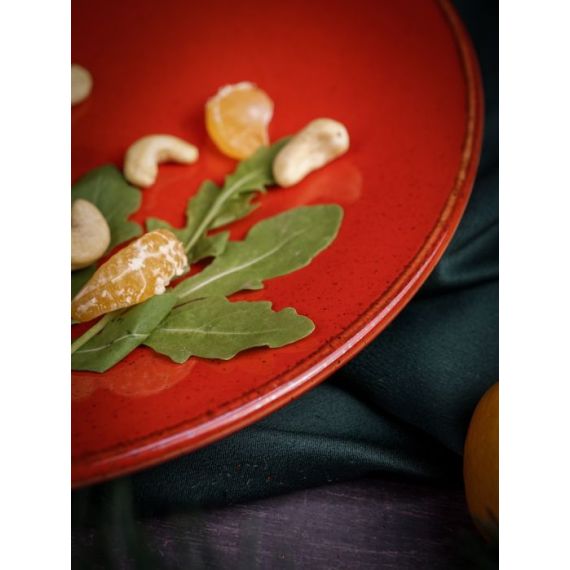 Тарелка 28 см безбортовая, Seasons Красный, Porland, изображение 10