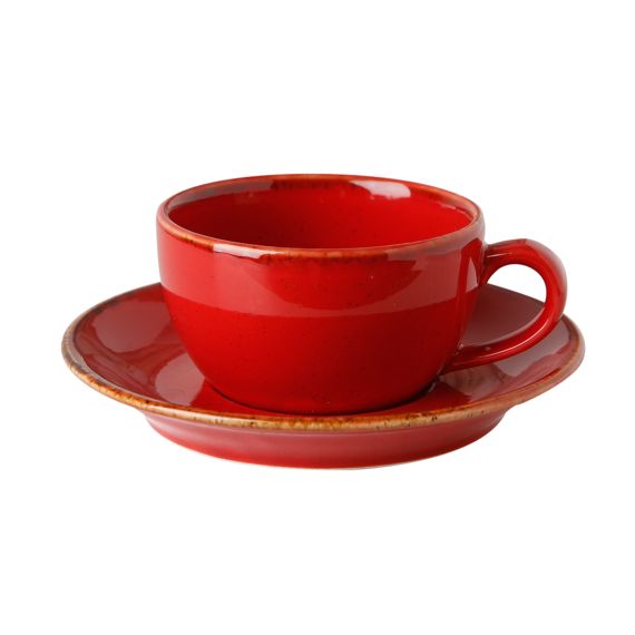 Блюдце 16 см, Seasons Красный, Porland, изображение 7