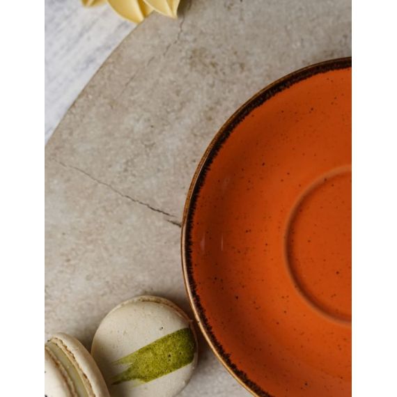 Блюдце 16 см, Seasons Оранжевый, Porland, изображение 5