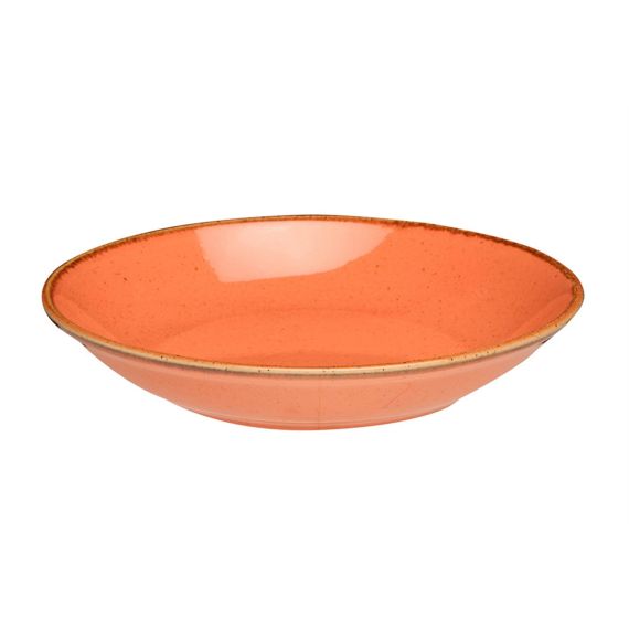 Тарелка глубокая 21 см безбортовая, Seasons Оранжевый, Porland, изображение 4