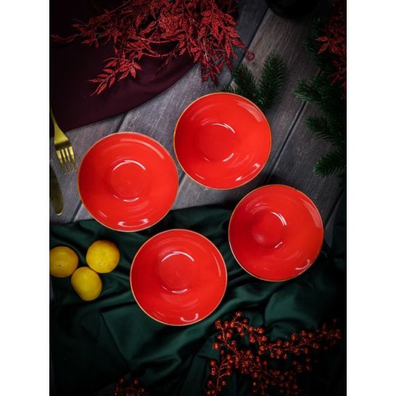 Салатник d 14 см h 7 см 550 мл, Seasons Красный, Porland, изображение 9