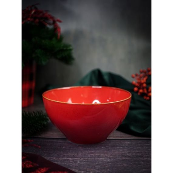 Салатник d 14 см h 7 см 550 мл, Seasons Красный, Porland, изображение 3