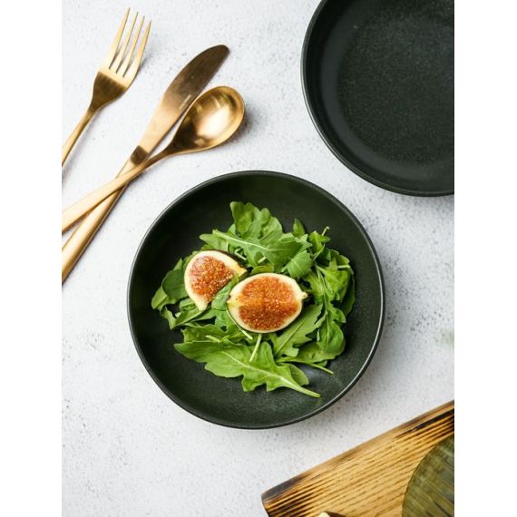 Салатник полуглубокий d 17 см h 4 см 415 мл, Seasons Черный, Porland, изображение 9