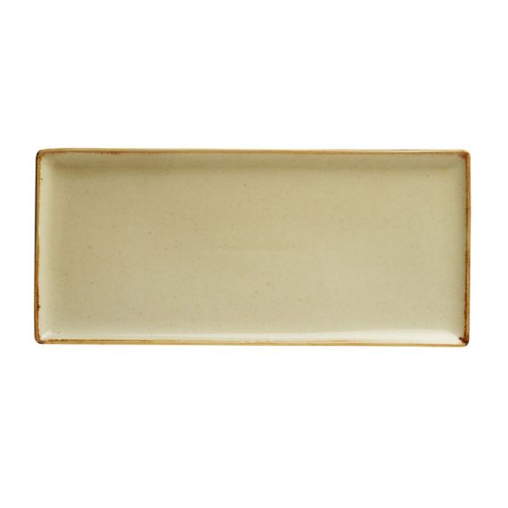 Блюдо прямоугольное 35х16 см, Seasons Желтый, Porland