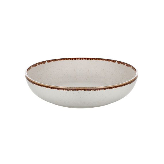 Салатник полуглубокий d 17 см h 4 см 415 мл, Seasons Бежевый, Porland, изображение 2