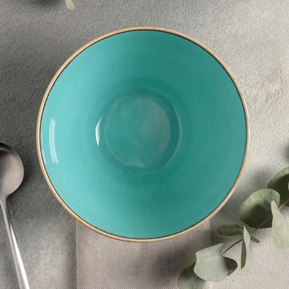 Салатник d 16 см h 8.5 см 770 мл, Seasons Бирюзовый, Porland, изображение 5