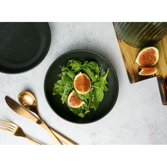 Салатник полуглубокий d 17 см h 4 см 415 мл, Seasons Черный, Porland, изображение 21