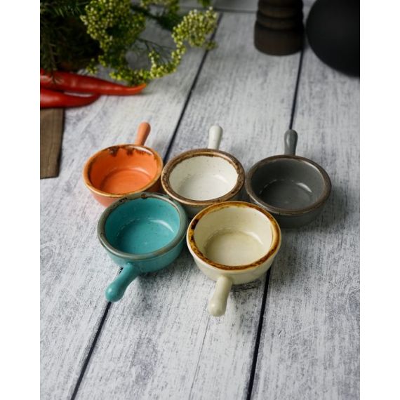 Соусник-сковорода d 6 см, Seasons Желтый, Porland, изображение 5