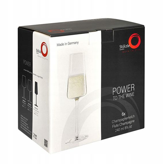 Набор из 6-ти бокалов для шампанского серия Power, 240 мл, D73 мм, H226 мм, Stolzle, изображение 5