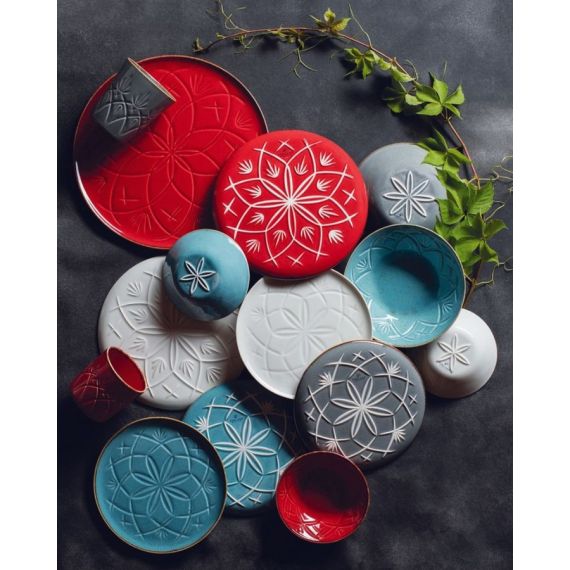 Салатник 24 см, Seasons Бирюзовый, Porland, изображение 6