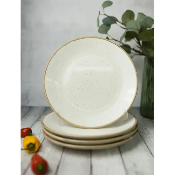 Набор обеденных тарелок 24 см, 4 шт Seasons Бежевый, Porland, изображение 4