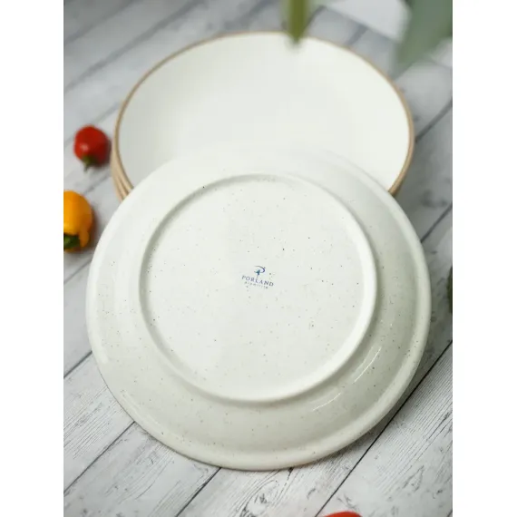 Набор обеденных тарелок 24 см, 4 шт Seasons Бежевый, Porland, изображение 8