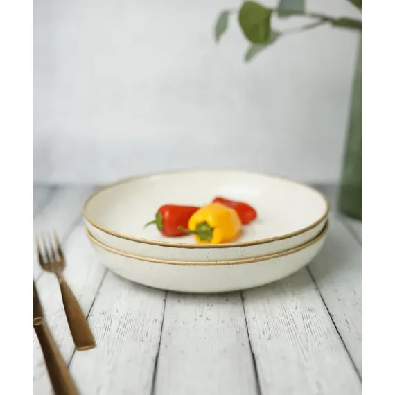 Набор салатников 22 см, 830 мл, 2 шт, Seasons Бежевый, Porland, изображение 6