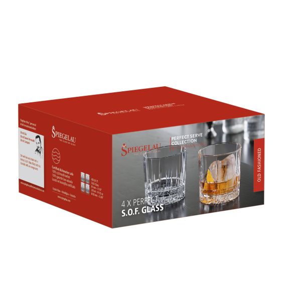 Набор бокалов для виски Single Old Fashioned, 270 мл, 4 шт., прозрачные, бессвинцовый хрусталь, серия Perfect, Spiegelau, изображение 6