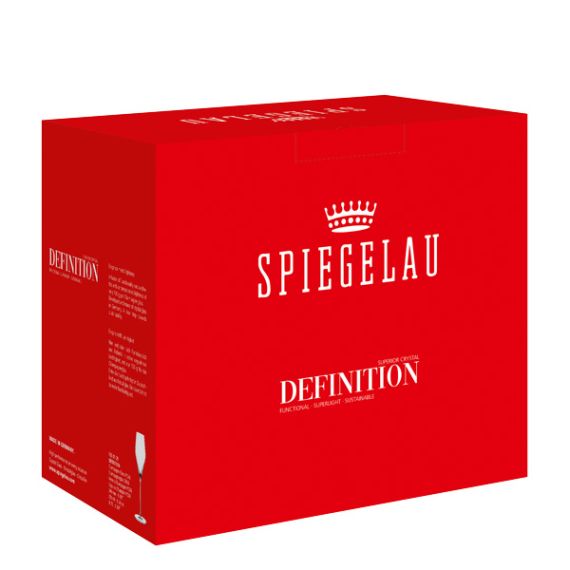 Набор из 6-ти бокалов для шампанского, 250 мл, хрустальное стекло, серия Definition, Spiegelau, изображение 5