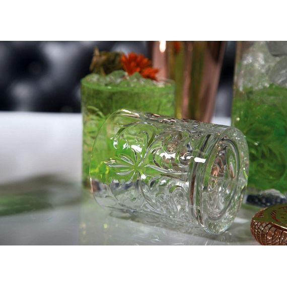 Набор из 6-ти стаканов Олд Фэшн RCR Luxion Tattoo 330 мл, хрустальное стекло, Италия, изображение 3