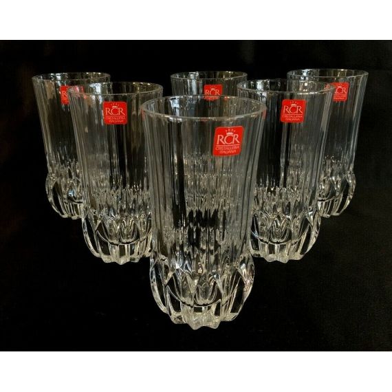 Набор из 6-ти стаканов Хайбол RCR Style Adagio 400 мл, хрустальное стекло, Италия, изображение 7