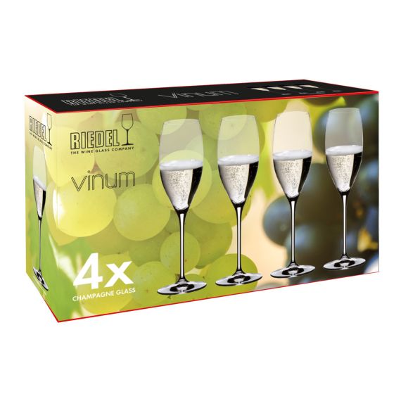 Набор бокалов для шампанского Vinum Cuvee Prestige, 4 шт., 230 мл, 5416/48-23, Riedel, изображение 5