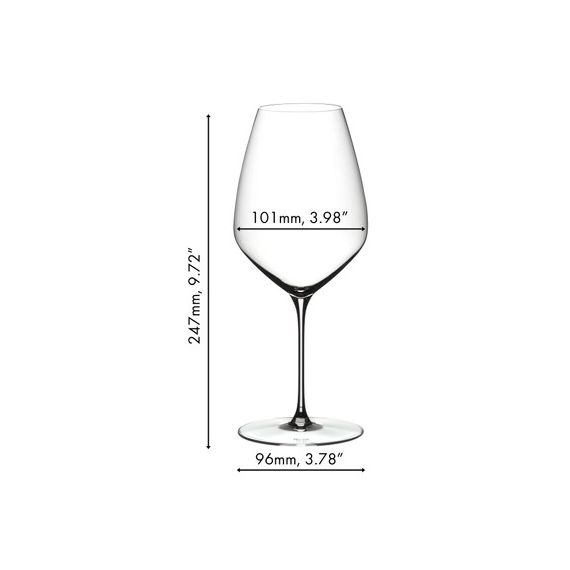 Набор из 2-х бокалов для красного вина Syrah / Shiraz (Сира), объем: 709 мл, высота: 247 мм, хрусталь, серия Veloce, 6330/41, Riedel, изображение 3