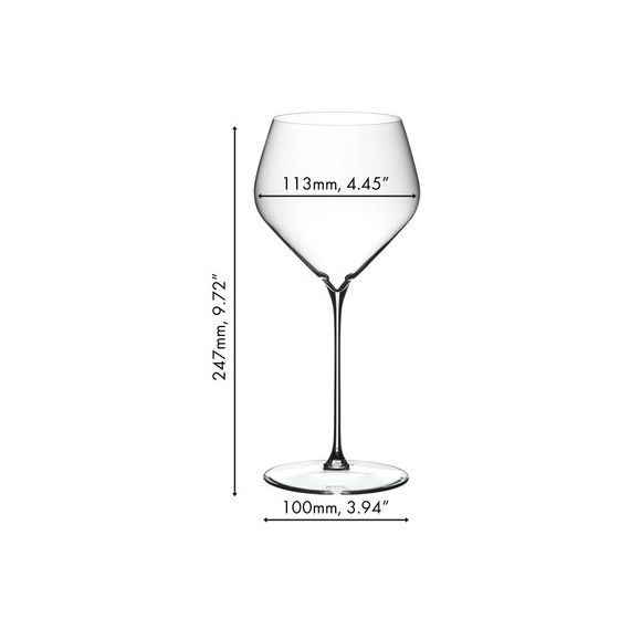 Набор из 2-х бокалов для белого вина Chardonnay (Шардоне), объем: 670 мл, высота: 247 мм, хрусталь, серия Veloce, 6330/97, Riedel, изображение 3