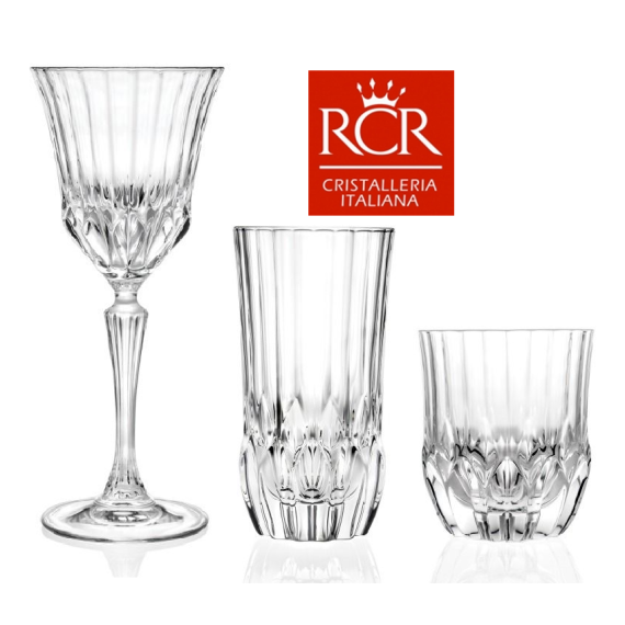 Набор из 6-ти стаканов Олд Фэшн RCR Style Adagio 350 мл, хрустальное стекло, Италия, изображение 3