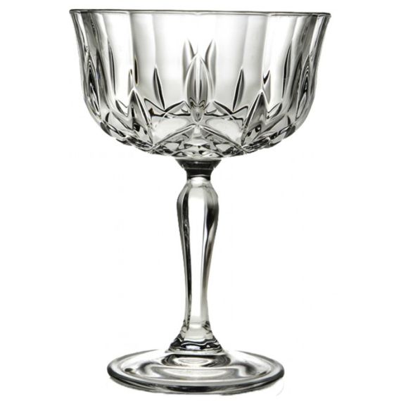 Набор из 6-ти бокалов-блюдец для шампанского RCR Style Opera 240 мл, хрустальное стекло, Италия, изображение 2