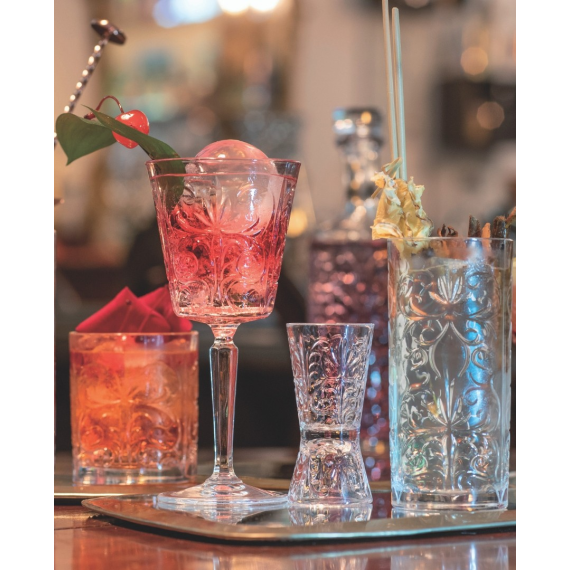 Набор из 6-ти бокалов для вина RCR Luxion Tattoo 290 мл, хрустальное стекло, Италия, изображение 5