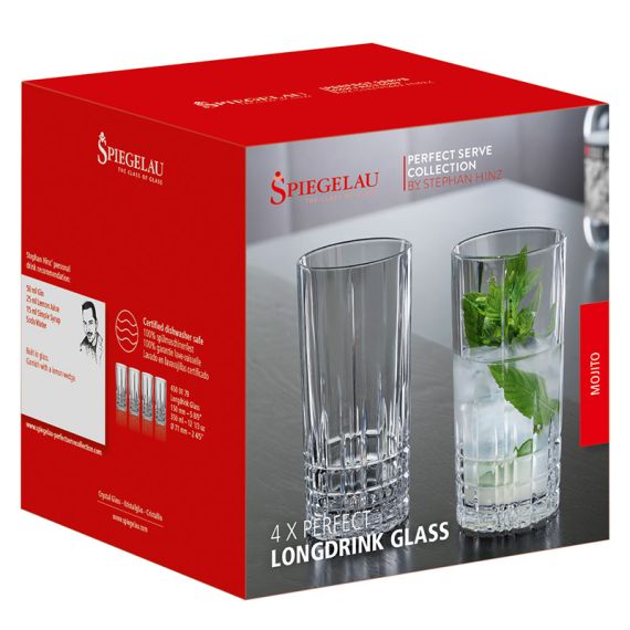 Набор из 4-х стаканов Longdrink, 350 мл, хрустальное стекло, серия Perfect , Spiegelau, изображение 6