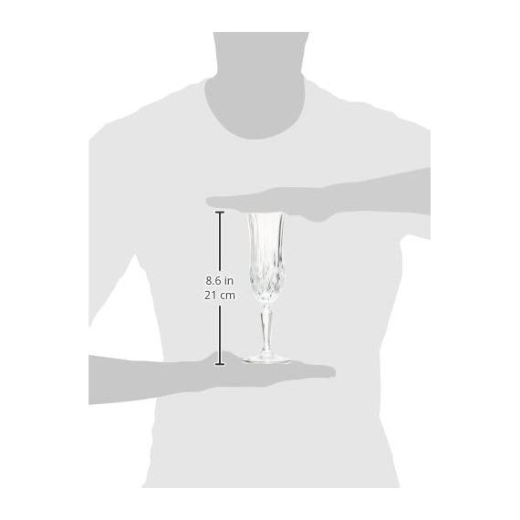 Набор из 6-ти бокалов для шампанского RCR Style Opera 130 мл, хрустальное стекло, Италия, изображение 6