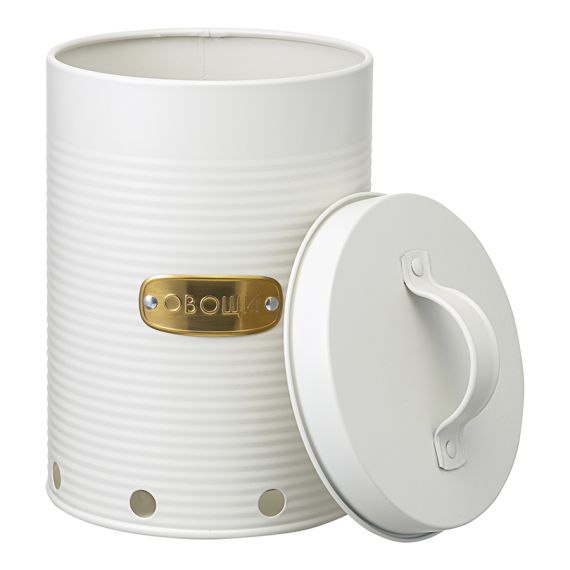 Банка для хранения овощей Irmel, 2,5 л, молочная, Smart Solutions, изображение 8