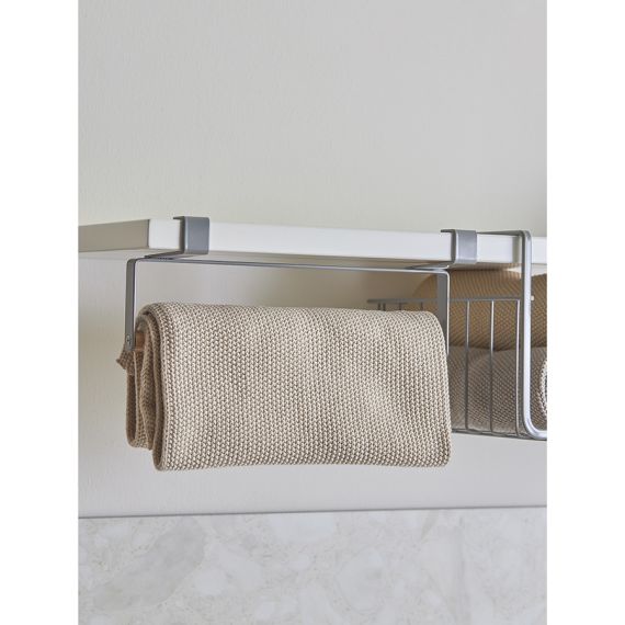 Держатель для полотенец подвесной Granli, 24х8,5 см, серый, Smart Solutions, изображение 4