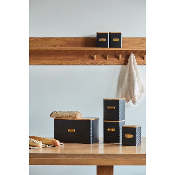 Банка для хранения соли Irmel, 1,7 л, графит, Smart Solutions, изображение 2