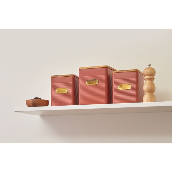 Банка для хранения крупы Irmel, 3,2 л, терракота, Smart Solutions, изображение 3