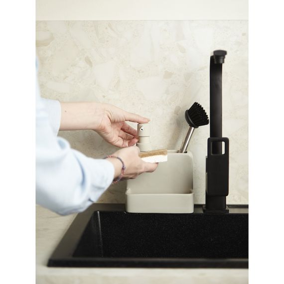 Диспенсер для мыла Noble, 280 мл, светло-серый, Smart Solutions, изображение 4