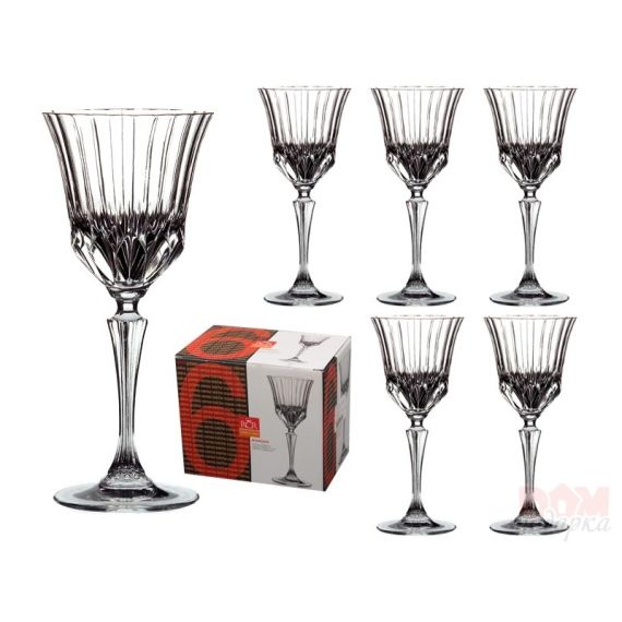 Набор из 6-ти рюмок для ликера RCR Style Adagio 80 мл, хрустальное стекло, Италия, изображение 2