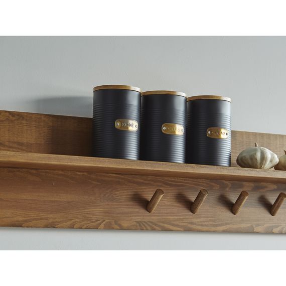 Банка для хранения кофе Irmel, 1,3 л, графит, Smart Solutions, изображение 3