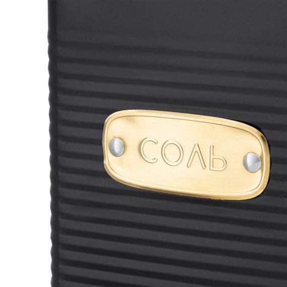 Банка для хранения соли Irmel, 1,7 л, графит, Smart Solutions, изображение 4