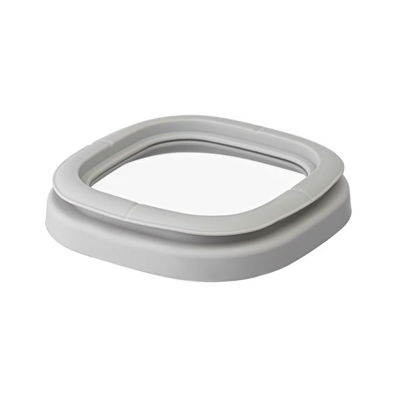 Банка для хранения стеклянная с крышкой, 2 л, светло-серая, Smart Solutions, изображение 11