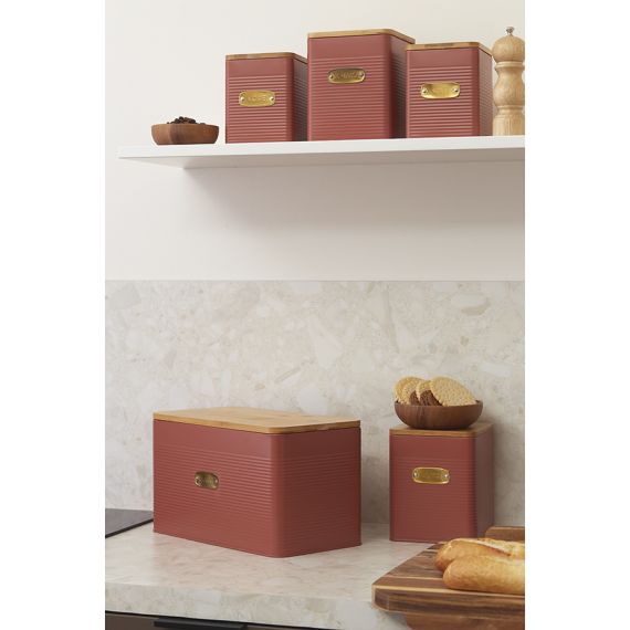 Банка для хранения кофе Irmel, 1,7 л, терракота, Smart Solutions, изображение 3