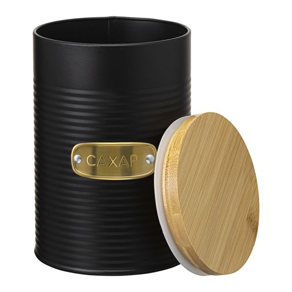 Банка для хранения сахара Irmel, 1,3 л, графит, Smart Solutions, изображение 6