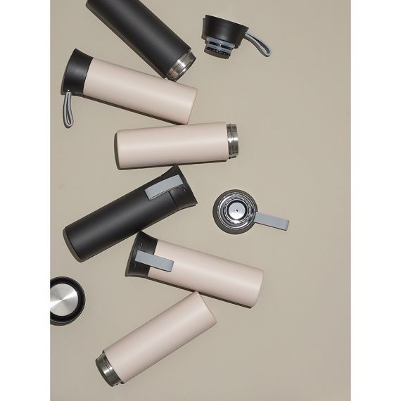 Термокружка Keep Heat, 500 мл, кремовая, Smart Solutions, изображение 6