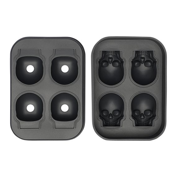 Форма для льда Ice skull, графит, Smart Solutions, изображение 2