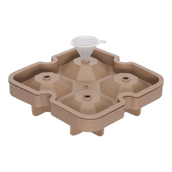 Форма для льда Ice diamond, пепельно-розовая, Smart Solutions, изображение 2