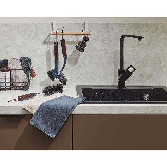 Набор салфеток из микрофибры Cozy Clean, 30х30 см, бежевые, 3 шт., Smart Solutions, изображение 2