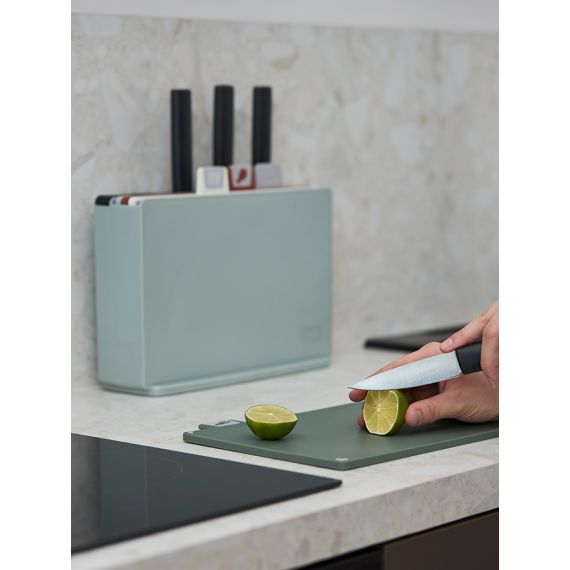 Набор из 4-х разделочных досок и 4-х ножей с держателем Cut&Store, Smart Solutions, изображение 3