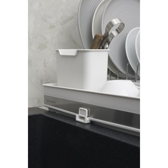 Сушилка для посуды Atle раздвижная большая, белая, Smart Solutions, изображение 6