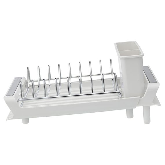 Сушилка для посуды Atle раздвижная малая, белая, Smart Solutions, изображение 3