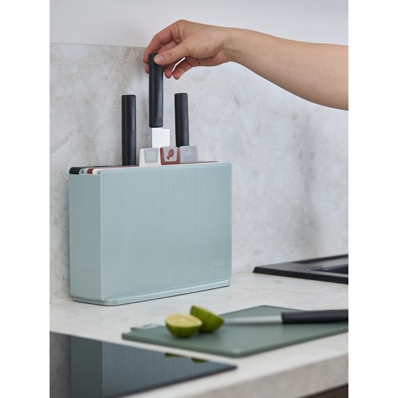 Набор из 4-х разделочных досок и 4-х ножей с держателем Cut&Store, Smart Solutions, изображение 4